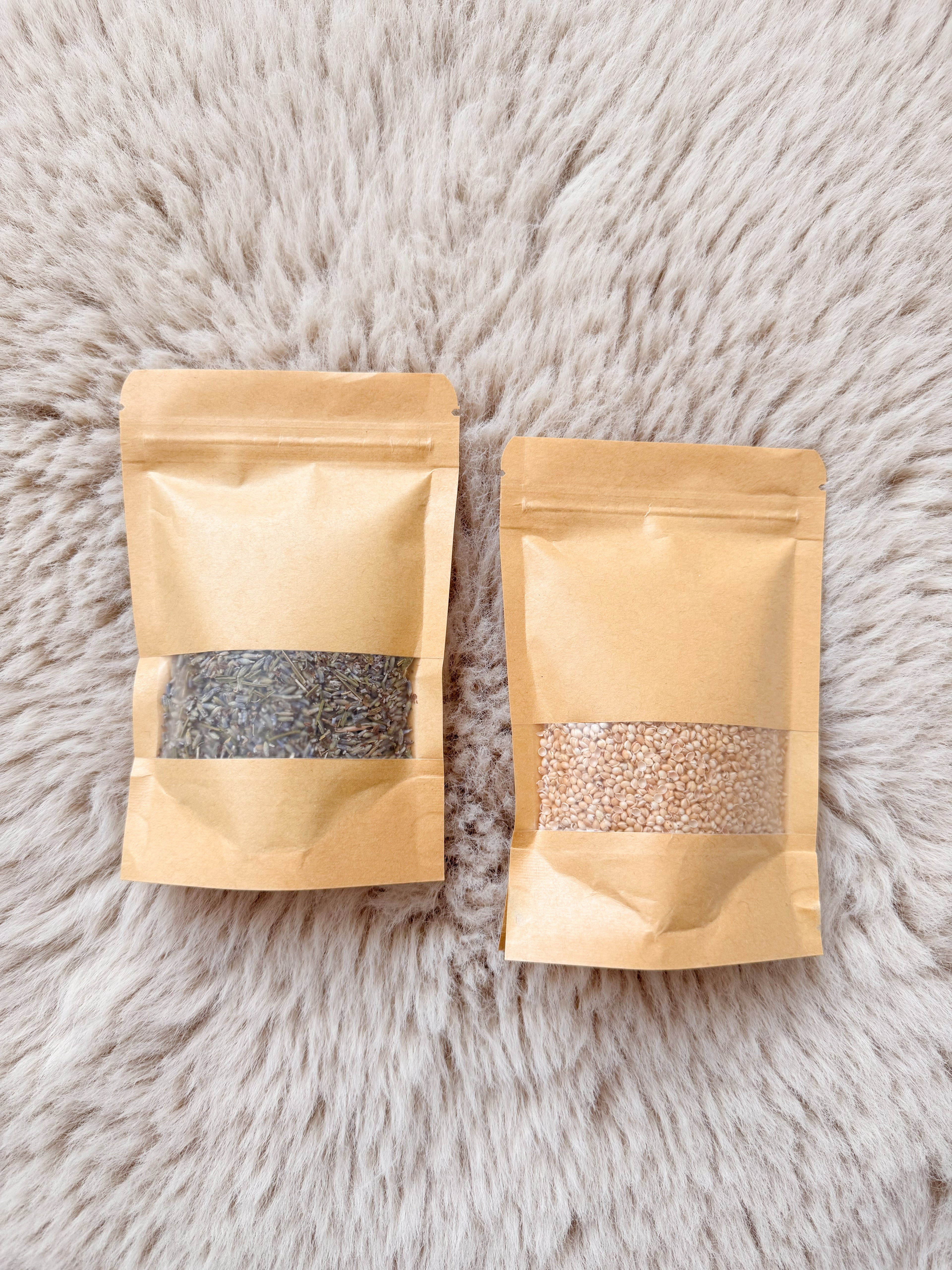Nachfüllpackung Bio Hirseschalen/ Lavendelblüten