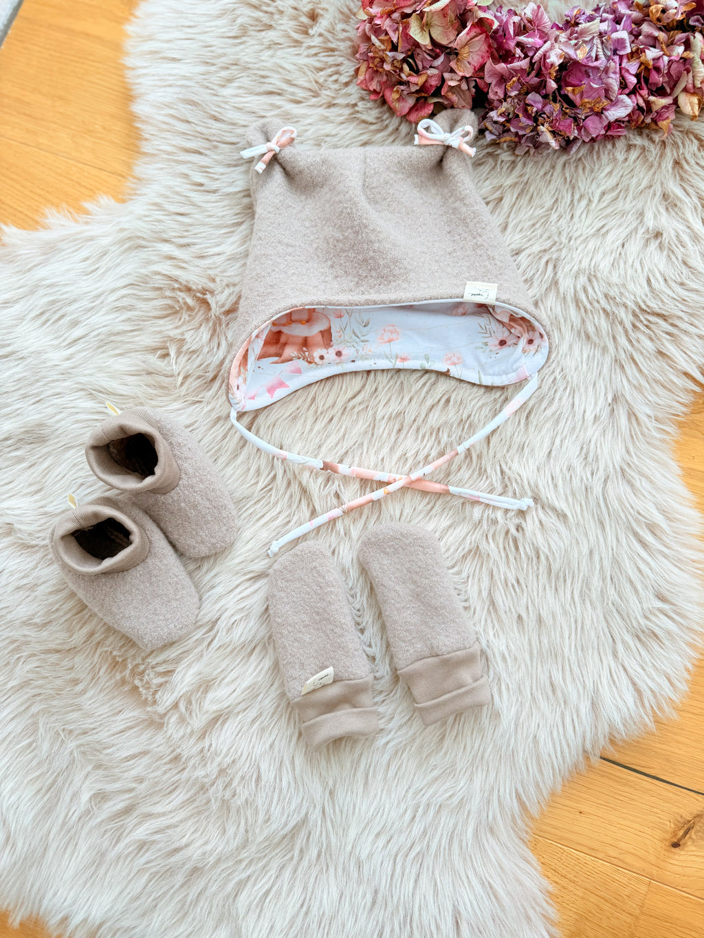 Baby Walkhandschuhe gefüttert