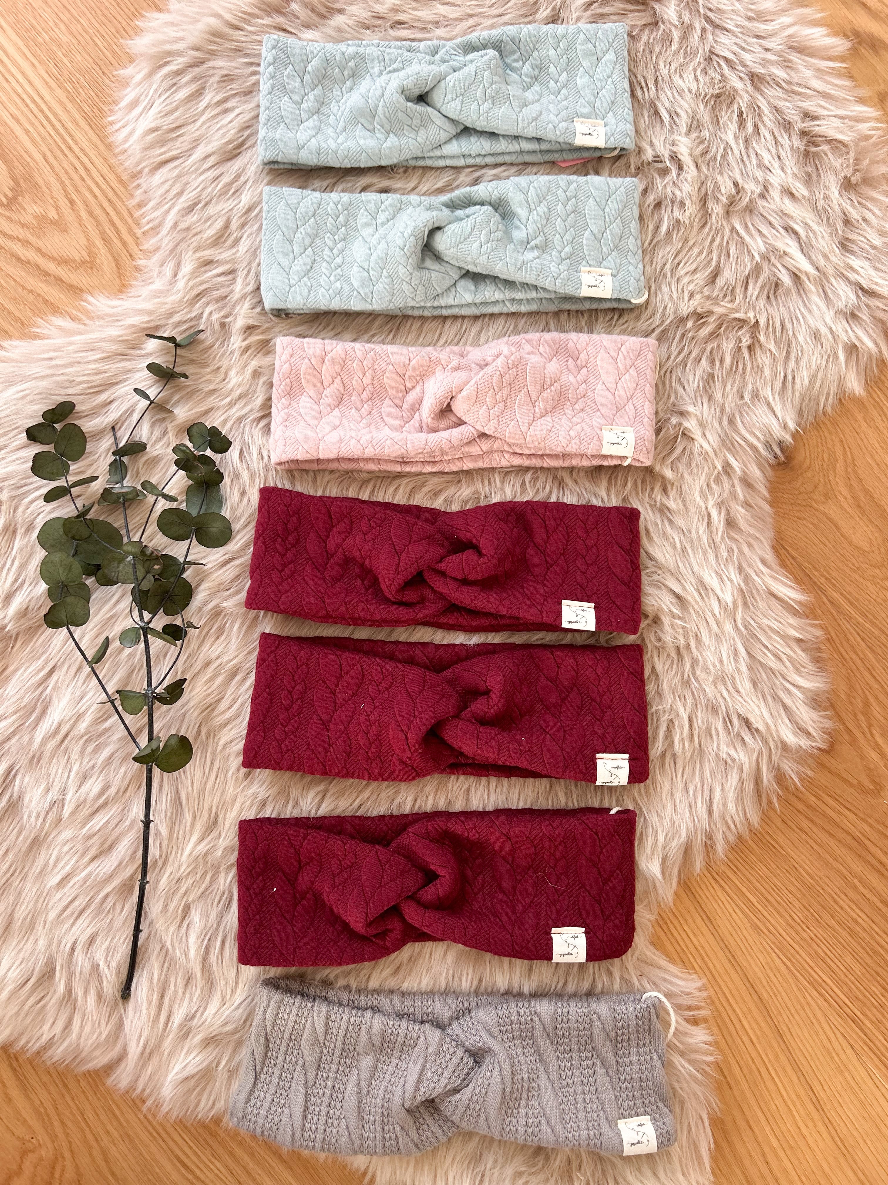 Zopfstrick Stirnband