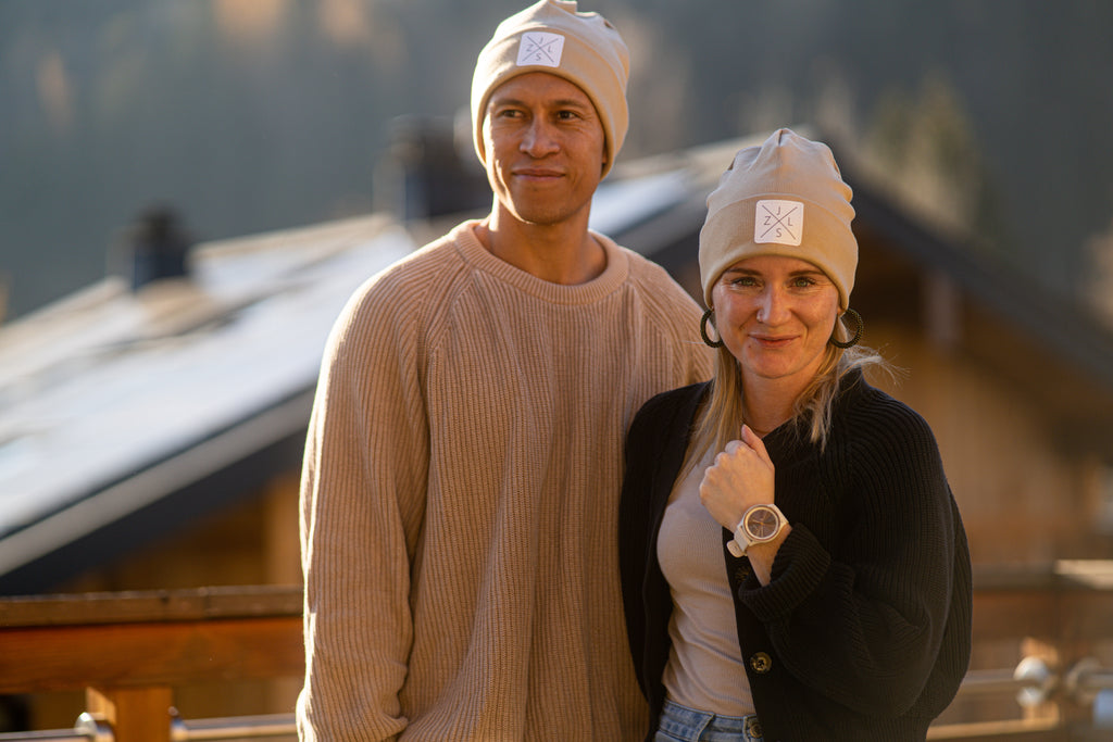 Beanie mit Statement