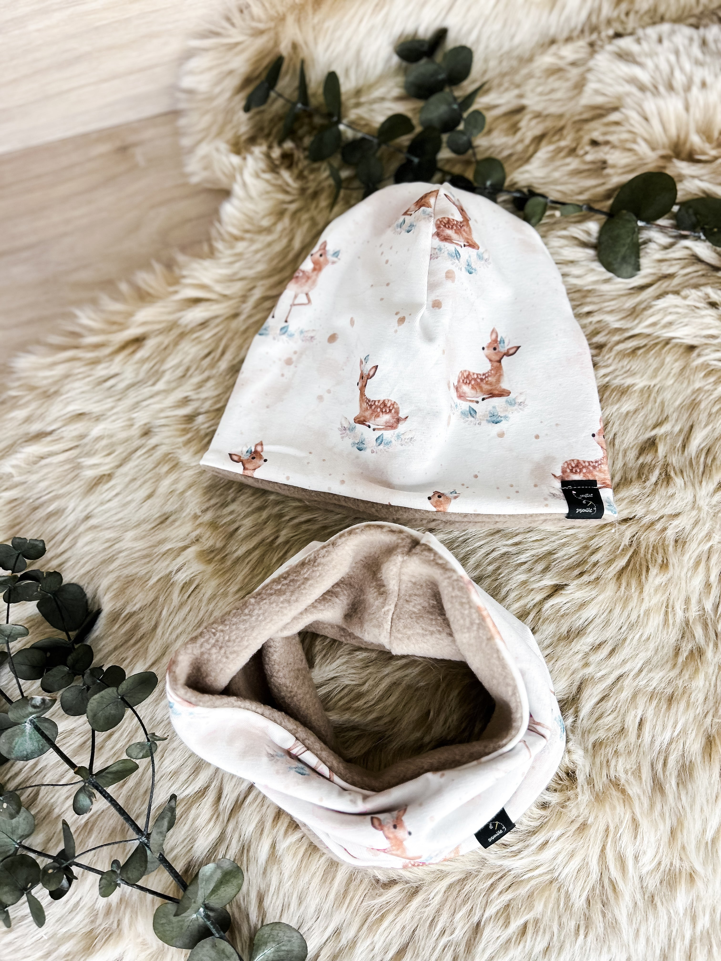 Winter Baby- Kinderset Beanie & Loop