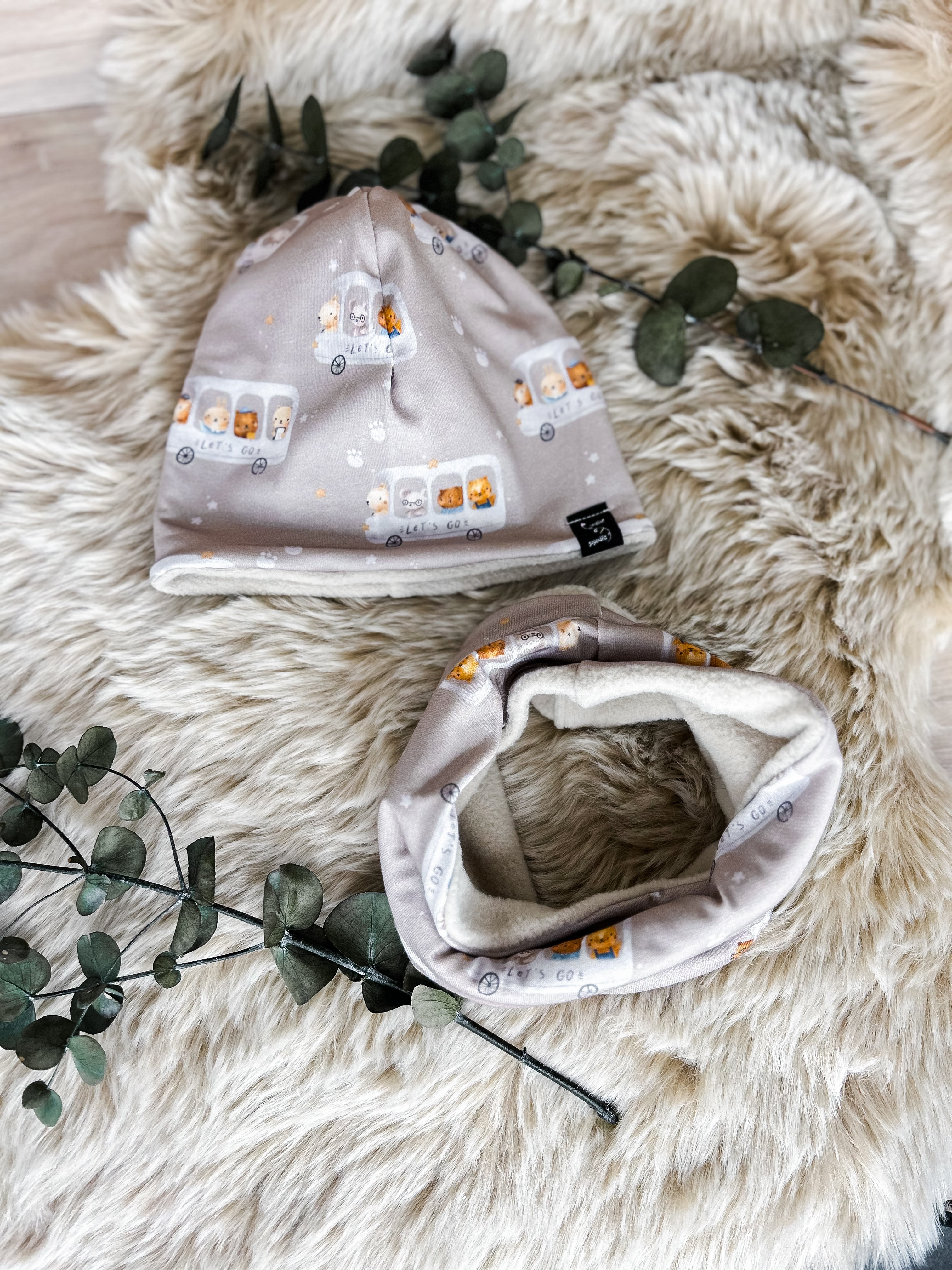 Winter Baby- Kinderset Beanie & Loop