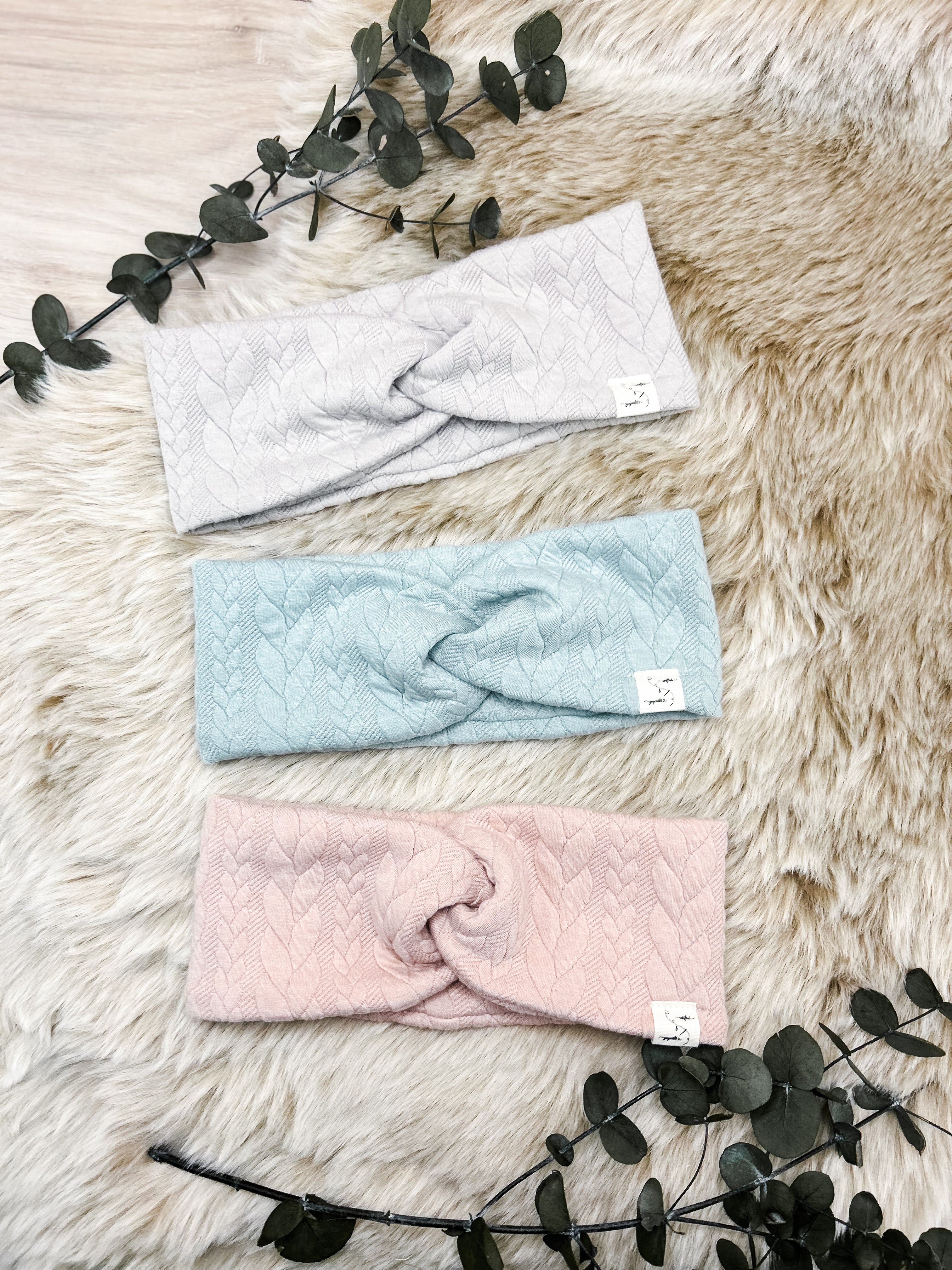 Zopfstrick Stirnband