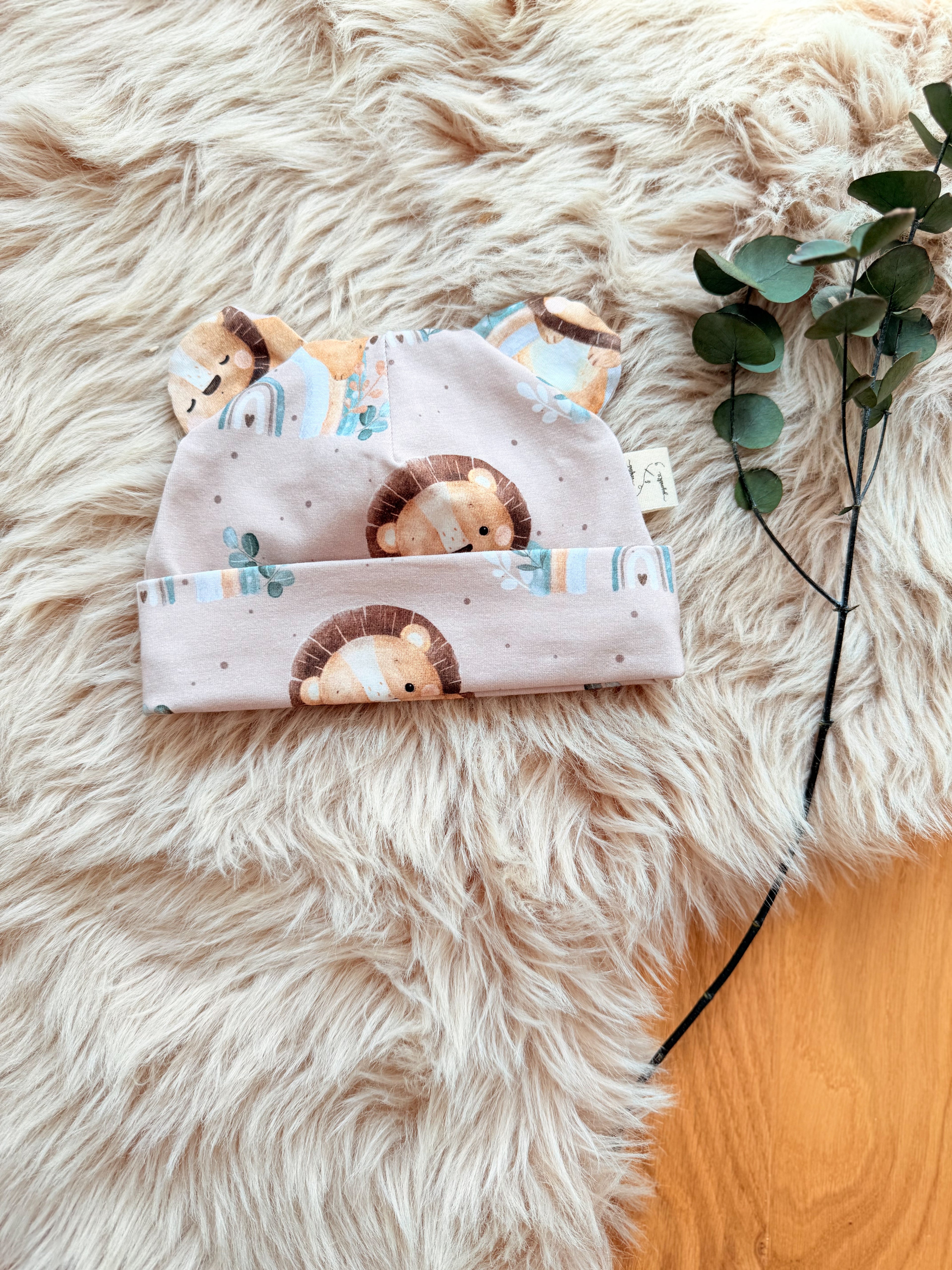 Babyhaube mit Öhrchen