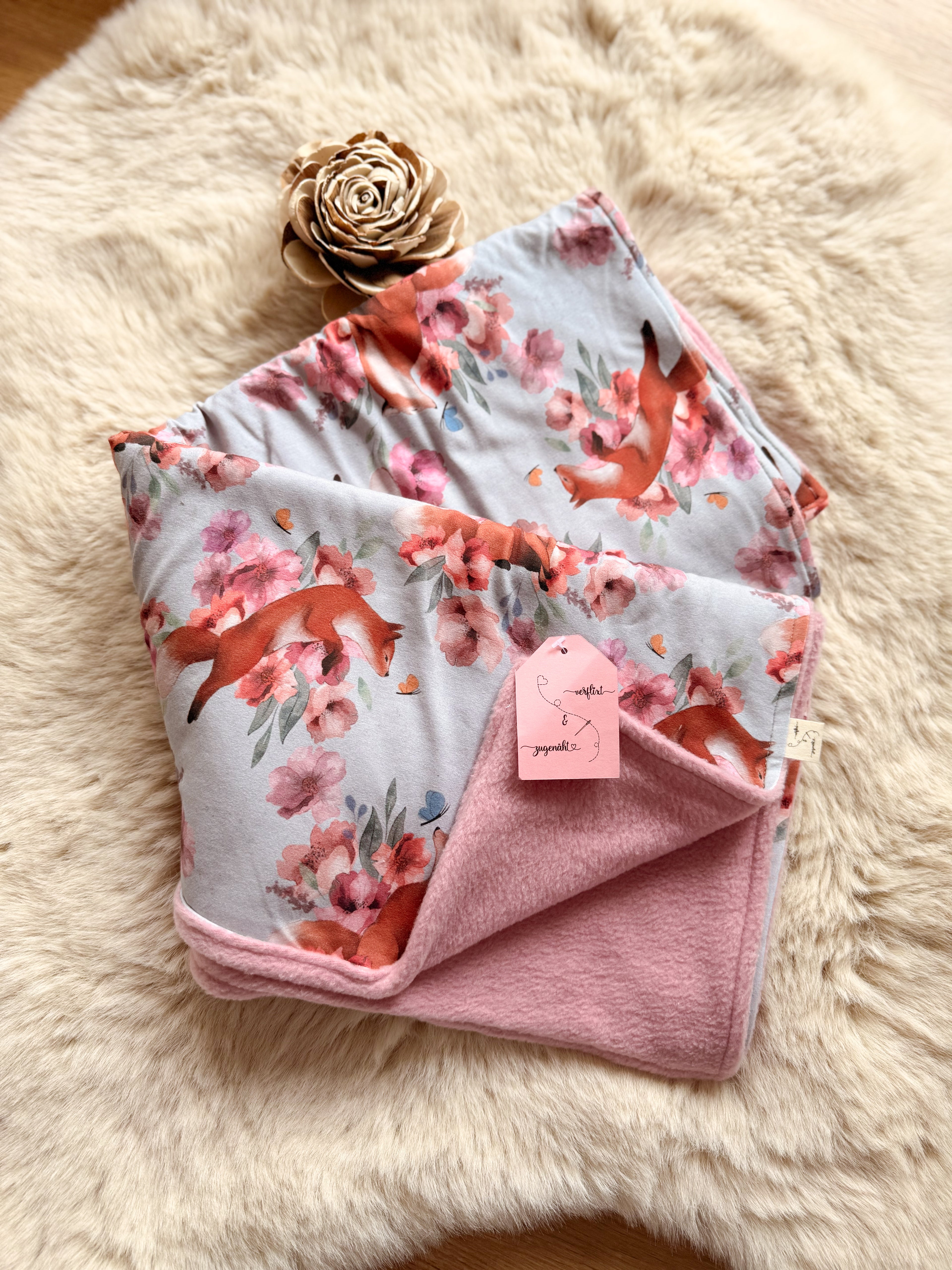 Sofortkauf Babydecke mit Fleece